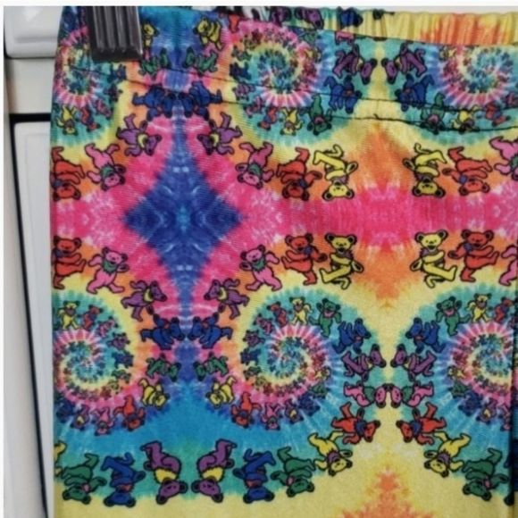 None Pants - 🐻Grateful Dead Tie- Dye Dancing Bear Legging XXS